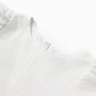 Платье для девочки MINAKU цвет белый, рост 128 см - Фото 4