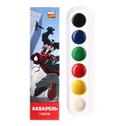 Акварель медовая «Человек-паук», 6 цветов, в картонной коробке, без кисти - Фото 3