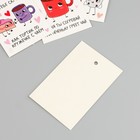 Бирка картон "Съедобная парочка" набор 10 шт (5 видов) 4х6 см - фото 9688423