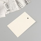Бирка картон "Змеиная текстура", серебро, набор 10 шт (5 видов) 4х6 см - фото 9688495