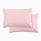 Комплект наволочек Этель, 50х70 см - 2 шт, цвет розовый, 100% хл, бязь - фото 3871499