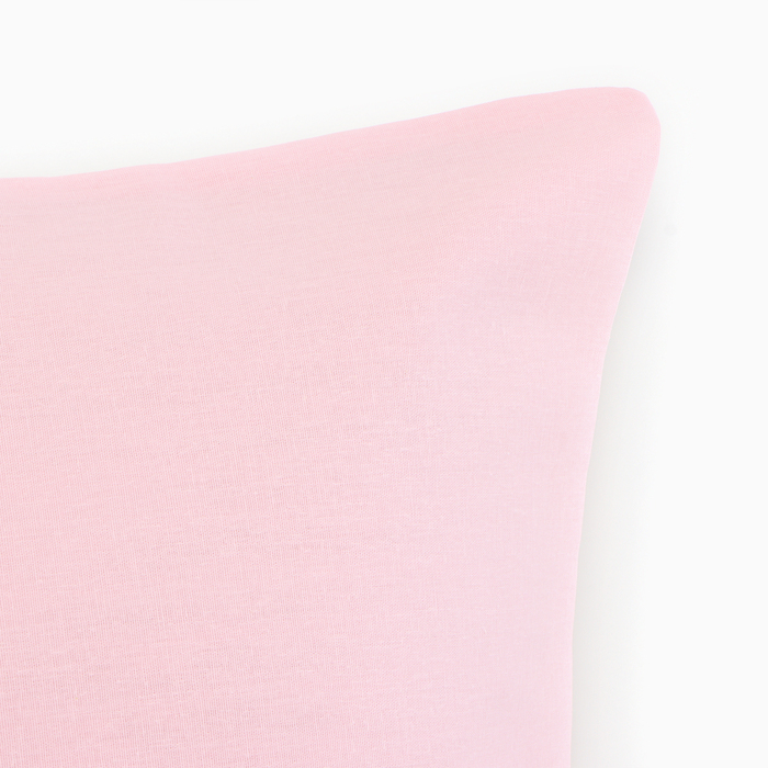 Комплект наволочек Этель, 50х70 см - 2 шт, цвет розовый, 100% хл, бязь
