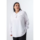Блузка женская, размер 54, цвет белый - Фото 3