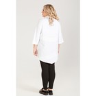 Блузка женская, размер 58, цвет белый - Фото 5