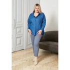 Брюки женские, размер 70, цвет синий - Фото 2