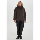 Куртка женская, размер 62, цвет коричневый - Фото 3