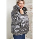 Куртка женская, размер 64, цвет серый - Фото 5