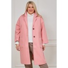Пальто женское, размер 54, цвет светло-розовый - Фото 2