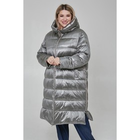 Пальто женское, размер 58, цвет серый