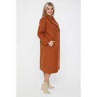 Пальто женское, размер 60, цвет оранжевый - Фото 3