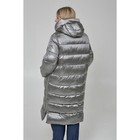 Пальто женское, размер 60, цвет серый - Фото 6