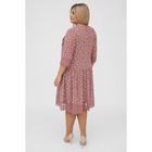 Платье женское, размер 52, цвет розовый - Фото 5