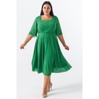 Платье женское, размер 54, цвет зелёный - Фото 1