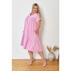 Платье женское, размер 54, цвет розовый - Фото 3