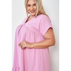 Платье женское, размер 54, цвет розовый - Фото 5