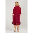 Платье женское, размер 56, цвет бордовый - Фото 6
