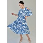Платье женское, размер 56, цвет голубой - Фото 3