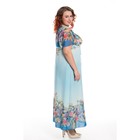 Платье женское, размер 56, цвет голубой - Фото 5