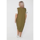 Платье женское, размер 58, цвет зелёный - Фото 5