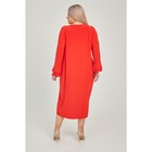 Платье женское, размер 58, цвет красный - Фото 5
