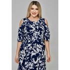 Платье женское, размер 58, цвет тёмно-синий - Фото 5
