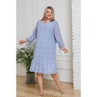 Платье женское, размер 60, цвет светло-голубой - Фото 3