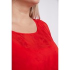 Платье женское, размер 62, цвет красный - Фото 5