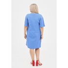 Платье женское, размер 62, цвет синий - Фото 4
