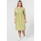 Платье женское, размер 64, цвет светло-зелёный - Фото 1