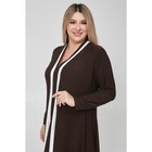 Платье женское, размер 66, цвет светло-коричневый - Фото 5