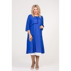 Платье женское, размер 66, цвет синий - Фото 2