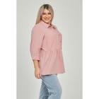 Рубашка женская, размер 56, цвет розовый - Фото 3