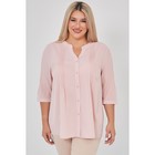 Рубашка женская, размер 56, цвет розовый - Фото 1