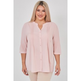 Рубашка женская, размер 56, цвет розовый