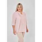 Рубашка женская, размер 56, цвет розовый - Фото 4