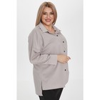 Рубашка женская, размер 62, цвет серый - Фото 4