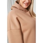 Худи женское Luxury Plus, размер 60, цвет бежевый - Фото 4