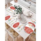 Комплект салфеток для сервировки стола «Пасхальный зайка-художник», прямоугольные, размер 32х46 см, 4 шт - Фото 2