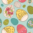 Комплект салфеток для сервировки стола «Цветы на пасхальных яйцах», прямоугольные, размер 32х46 см, 4 шт - Фото 4