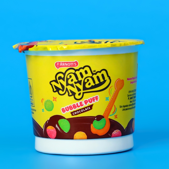 Драже воздушное Nyam Nyam Bubble Puff с шоколадом, 18 г - Фото 1