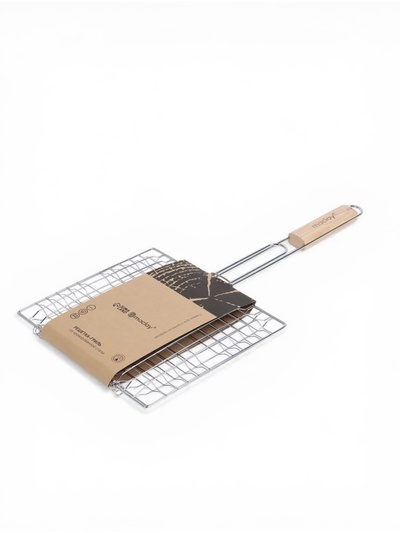 Решётка - гриль универсальная maclay, 24×27 см, хромированная сталь, для мангала