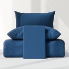 Постельное бельё LoveLife дуэт Sea depth 143х215см-2шт, 225х240см, 50х70см-2шт100%хлопок, сатин125г/м² - Фото 6