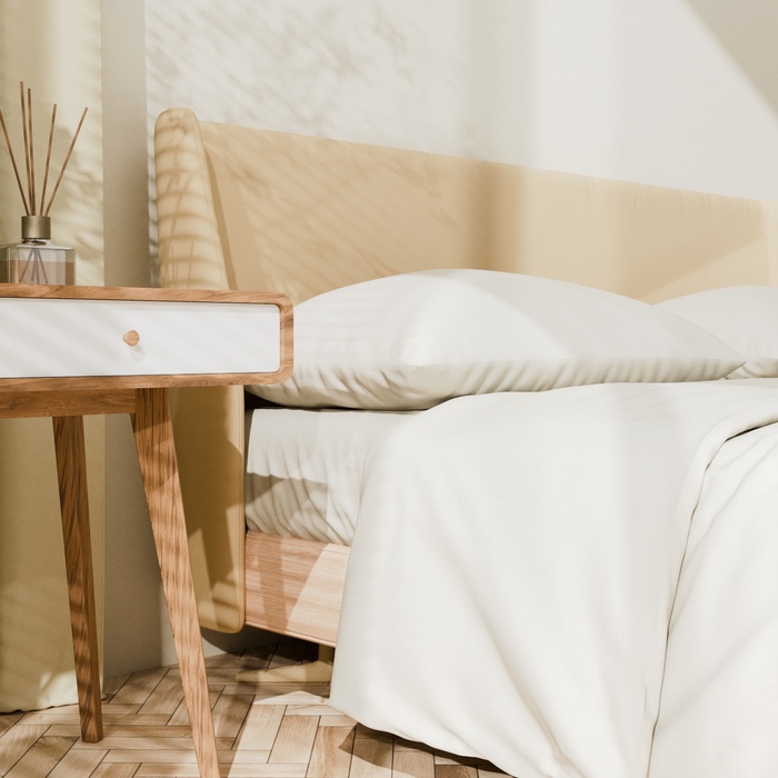 Постельное бельё 2-спальное LoveLife Coconut milk, сатин