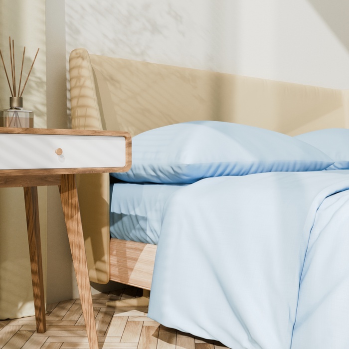 Постельное бельё 2-спальное LoveLife Celestial blue, сатин