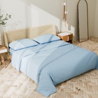 Постельное бельё LoveLife евро Celestial blue 200х217см, 225х240см, 50х70см-2шт, 100%хлопок, сатин, 125г/м² - Фото 4