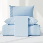 Постельное бельё LoveLife евро Celestial blue 200х217см, 225х240см, 50х70см-2шт, 100%хлопок, сатин, 125г/м² - Фото 5