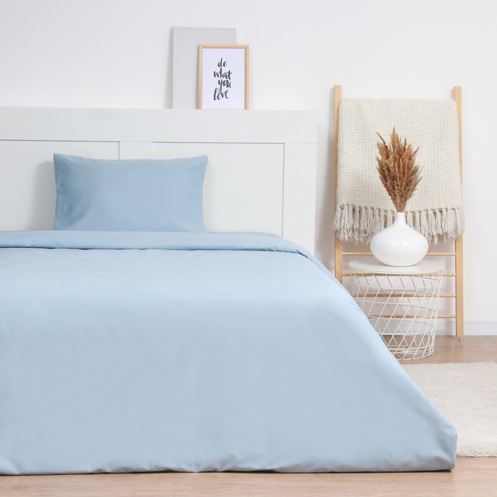 

Комплект постельного белья 1,5сп LoveLife Celestial blue 143*215см,150*220см 50*70см-1шт,100%хлопок,сатин,125г/м²