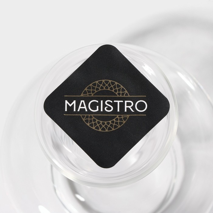 Бокал стеклянный Magistro универсальный «Гриб», 200 мл