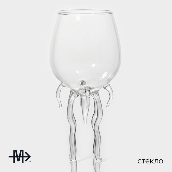 Бокал стеклянный универсальный Magistro «Медуза», 300 мл
