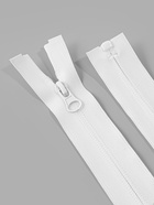 Молния «Спираль», №7, разъёмная, водонепроницаемая, замок автомат, 40 см, белая - Фото 2